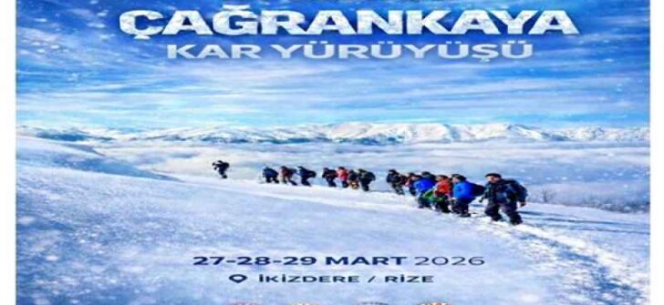16. ÇAĞRANKAYA KAR YÜRÜYÜŞÜ İÇİN AÇIKLAMA  28-29 MART ÇAĞRANKAYA KAR YÜRÜYÜŞÜ İÇİN YOĞUN KATILIM BEKLENİYOR