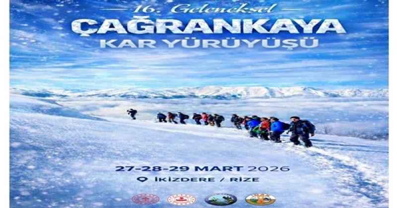 16. ÇAĞRANKAYA KAR YÜRÜYÜŞÜ İÇİN AÇIKLAMA  28-29 MART ÇAĞRANKAYA KAR YÜRÜYÜŞÜ İÇİN YOĞUN KATILIM BEKLENİYOR