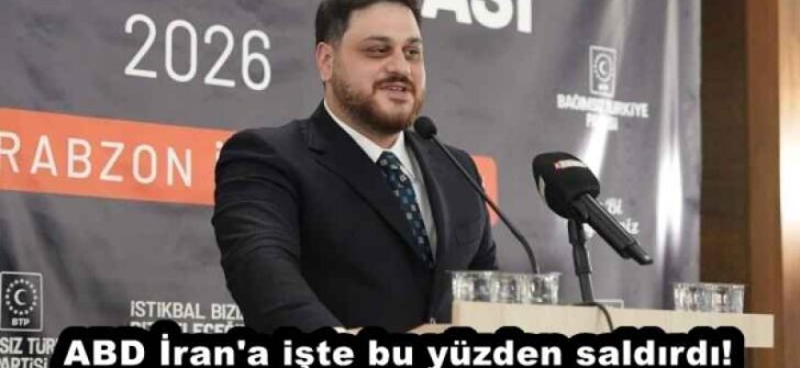 ABD İran’a işte bu yüzden saldırdı!