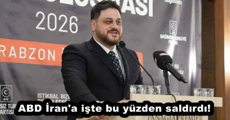 ABD İran'a işte bu yüzden saldırdı!