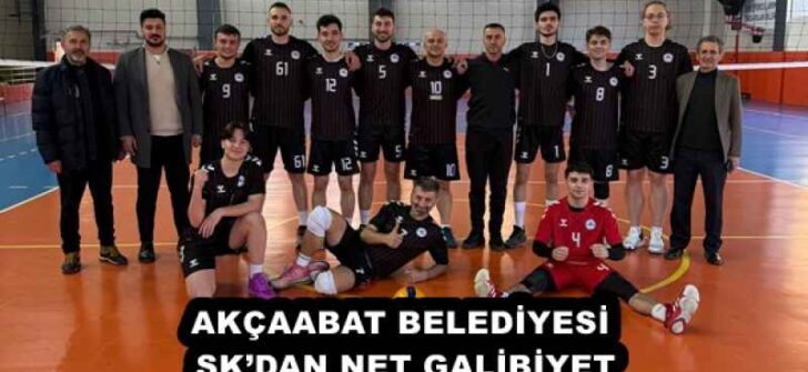 AKÇAABAT BELEDİYESİ SK’DAN NET GALİBİYET
