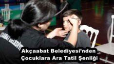 Akçaabat Belediyesi’nden Çocuklara Ara Tatil Şenliği
