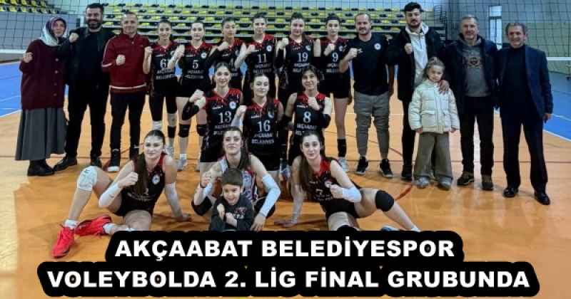 AKÇAABAT BELEDİYESPOR VOLEYBOLDA 2. LİG FİNAL GRUBUNDA