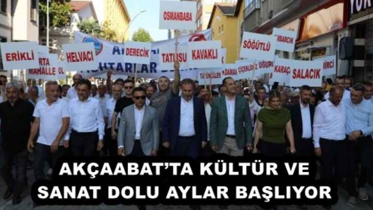 AKÇAABAT’TA KÜLTÜR VE SANAT DOLU AYLAR BAŞLIYOR