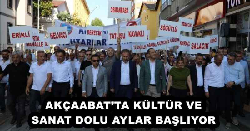 AKÇAABAT’TA KÜLTÜR VE SANAT DOLU AYLAR BAŞLIYOR