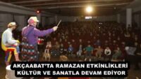 AKÇAABAT’TA RAMAZAN ETKİNLİKLERİ KÜLTÜR VE SANATLA DEVAM EDİYOR