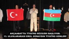 AKÇAABAT’TA TİYATRO RÜZGÂRI BAŞLIYOR: 13. ULUSLARARASI EROL GÜNAYDIN TİYATRO GÜNLERİ