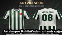 Artvinspor Kulübü’nden anlamlı çağrı