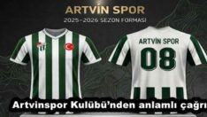 Artvinspor Kulübü’nden anlamlı çağrı