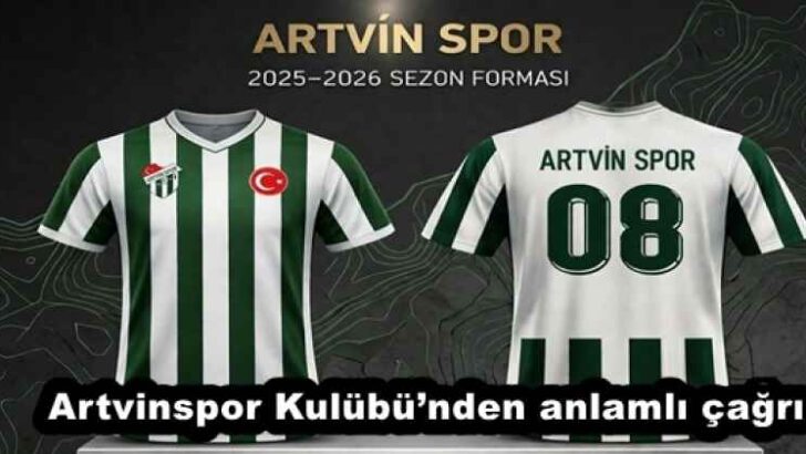 Artvinspor Kulübü’nden anlamlı çağrı