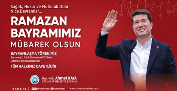 BAŞKAN KAYA, RAMAZAN BAYRAMI MESAJI YAYIMLADI