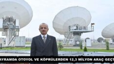 BAYRAMDA OTOYOL VE KÖPRÜLERDEN 12,3 MİLYON ARAÇ GEÇTİ