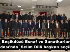 Beşikdüzü Esnaf ve Sanatkarlar Odası’nda  Selim Dilli başkan seçildi
