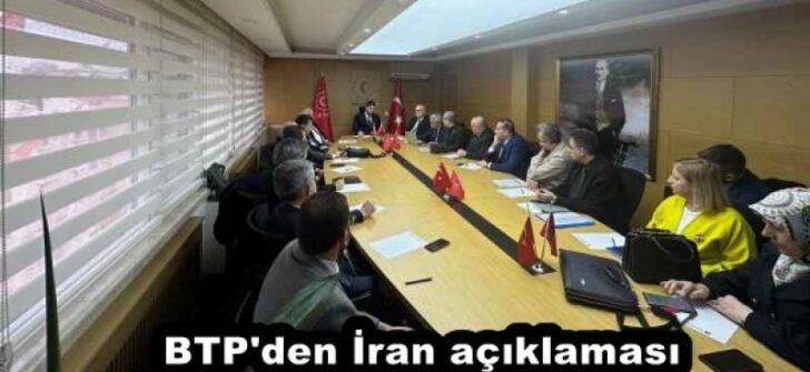BTP’den İran açıklaması