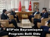 BTP’nin Bayramlaşma Programı Belli Oldu