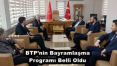 BTP’nin Bayramlaşma Programı Belli Oldu