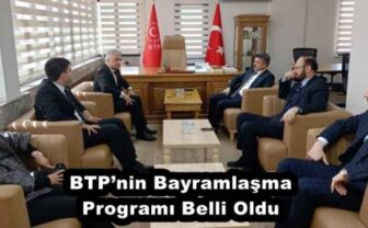 BTP’nin Bayramlaşma Programı Belli Oldu