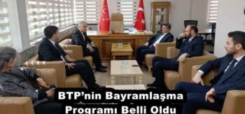 BTP’nin Bayramlaşma Programı Belli Oldu