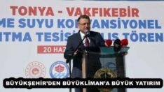 BÜYÜKŞEHİR’DEN BÜYÜKLİMAN’A BÜYÜK YATIRIM 