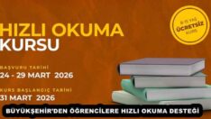 BÜYÜKŞEHİR’DEN ÖĞRENCİLERE HIZLI OKUMA DESTEĞİ