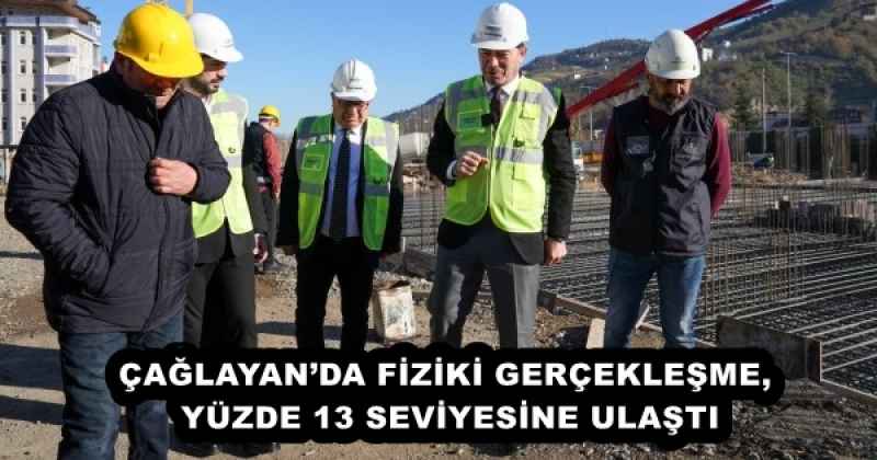 ÇAĞLAYAN’DA FİZİKİ GERÇEKLEŞME, YÜZDE 13 SEVİYESİNE ULAŞTI