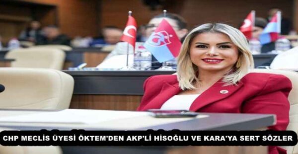 CHP MECLİS ÜYESİ ÖKTEM’DEN AKP’Lİ HİSOĞLU VE KARA’YA SERT SÖZLER