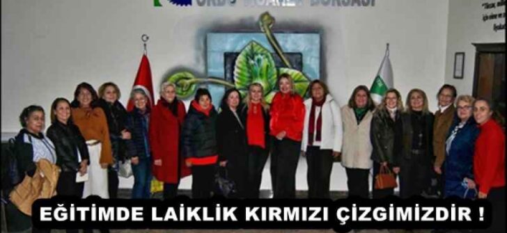 EĞİTİMDE LAİKLİK KIRMIZI ÇİZGİMİZDİR !