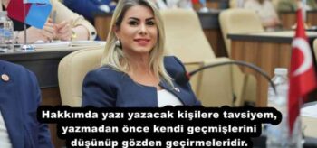 Hakkımda yazı yazacak kişilere tavsiyem, yazmadan önce kendi geçmişlerini düşünüp gözden geçirmeleridir.