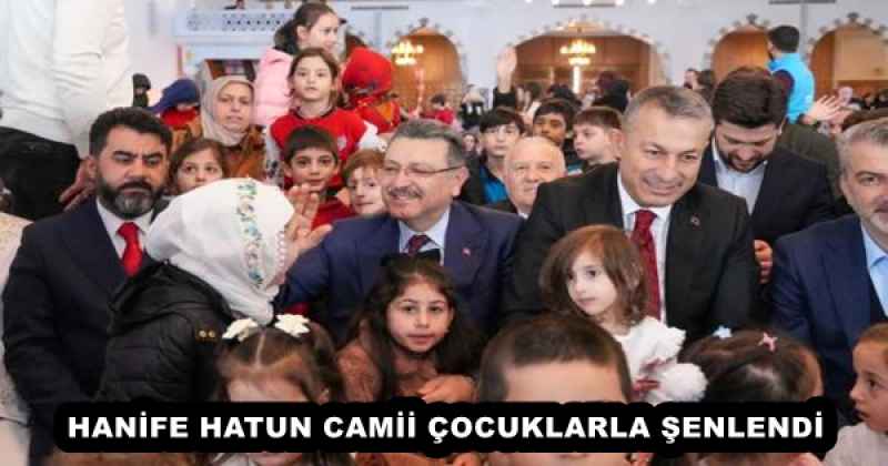 HANİFE HATUN CAMİİ ÇOCUKLARLA ŞENLENDİ