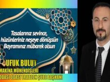 MAKİNA MÜHENDİSLERİ ODASI ODASI TRABZON ŞUBE BAŞKANI UFUK BULUT