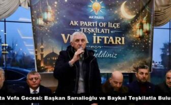 Of’ta Vefa Gecesi: Başkan Sarıalioğlu ve Baykal Teşkilatla Buluştu
