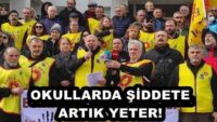 OKULLARDA ŞİDDETE ARTIK YETER!