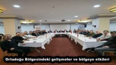 Ortadoğu Bölgesindeki gelişmeler ve bölgeye etkileri