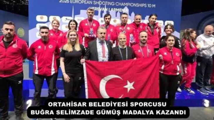 ORTAHİSAR BELEDİYESİ SPORCUSU BUĞRA SELİMZADE GÜMÜŞ MADALYA KAZANDI
