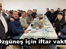 Özgüneş için iftar vakti