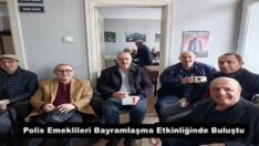 Polis Emeklileri Bayramlaşma Etkinliğinde Buluştu