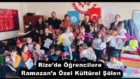 Rize’de Öğrencilere Ramazan’a Özel Kültürel Şölen