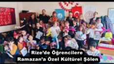 Rize’de Öğrencilere Ramazan’a Özel Kültürel Şölen