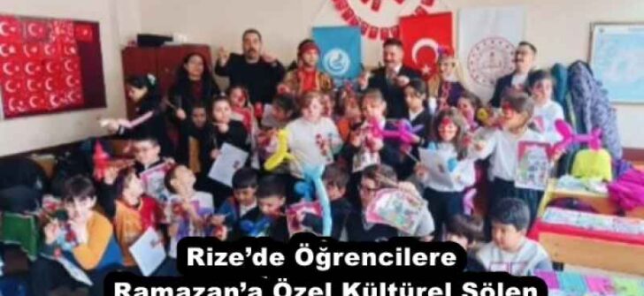 Rize’de Öğrencilere Ramazan’a Özel Kültürel Şölen