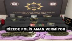 RİZEDE POLİS AMAN VERMİYOR