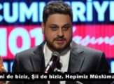 “Sünni de biziz, Şii de biziz. Hepimiz Müslümanız.”
