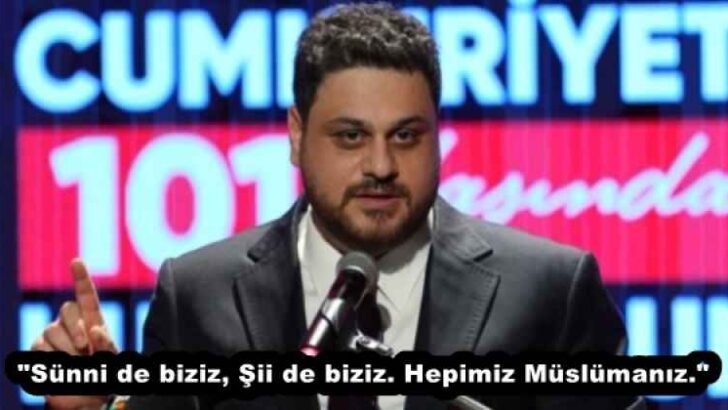“Sünni de biziz, Şii de biziz. Hepimiz Müslümanız.”