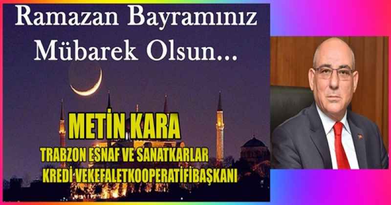TRABZON ESNAF VE SANATKARLAR KREDİ VE KEFALET KOOPERATİFİ BAŞKANI METİN KARA