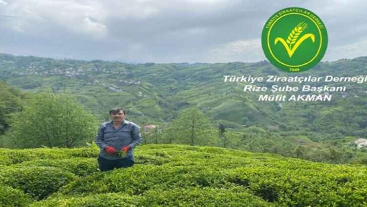 TÜRKİYE ZİRAATÇILAR DERNEĞİ RİZE ŞUBESİ BAŞKANI MÜFİT AKMAN’DAN GÜBRELEME AÇIKLAMASI
