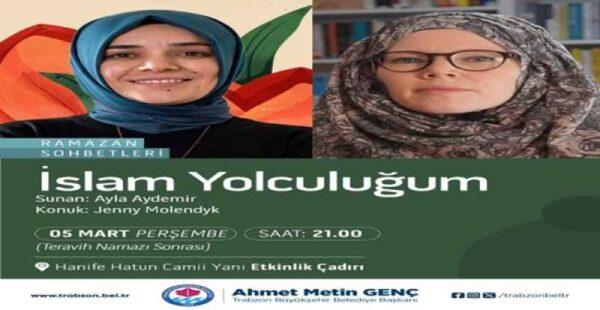 YAZAR JENNY MOLENDYK TRABZONLULARLA BULUŞACAK