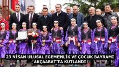 23 NİSAN ULUSAL EGEMENLİK VE ÇOCUK BAYRAMI AKÇAABAT’TA KUTLANDI
