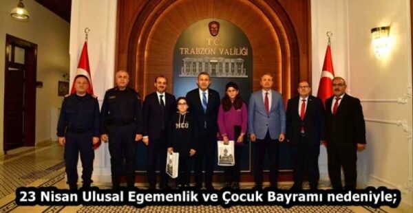 23 Nisan Ulusal Egemenlik ve Çocuk Bayramı nedeniyle;