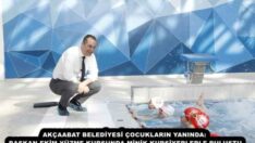 AKÇAABAT BELEDİYESİ ÇOCUKLARIN YANINDA: BAŞKAN EKİM YÜZME KURSUNDA MİNİK KURSİYERLERLE BULUŞTU