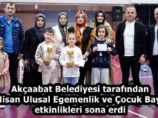 Akçaabat Belediyesi tarafından 23 Nisan Ulusal Egemenlik ve Çocuk Bayramı etkinliklerisona erdi