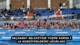 AKÇAABAT BELEDİYESİ YÜZME KURSU İLK KURSİYERLERİNİ UĞURLADI
